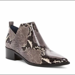 Marc Fisher Ltd Snakeskin Embossed Booties